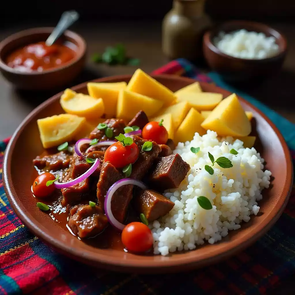 lomo salteado cusqueño